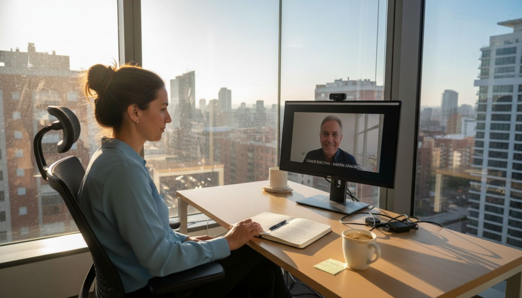 Cómo aprovechar coaching online para potenciar tu liderazgo